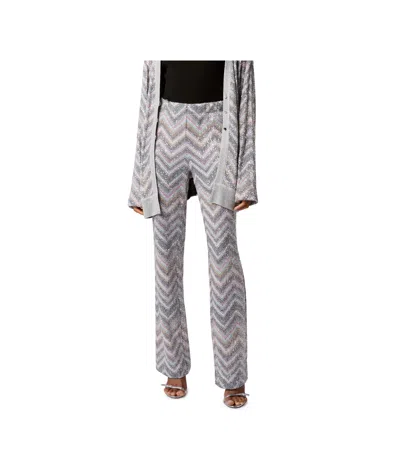 Missoni Flared Trousers In Gray