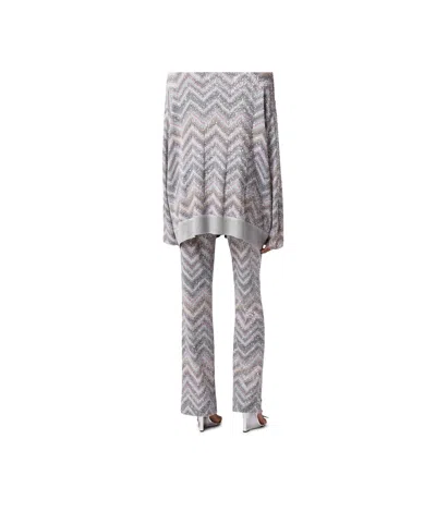 Missoni Flared Trousers In Gray