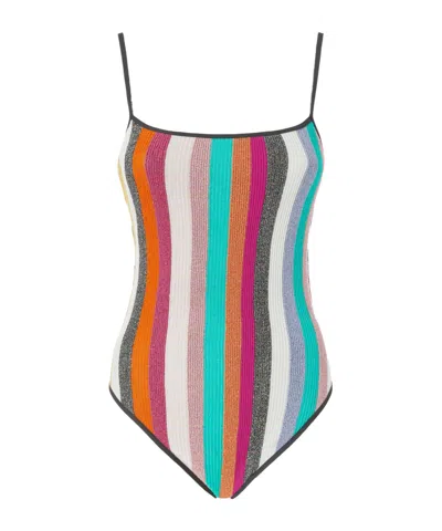 Missoni One-piece Swimsuit In Blue
