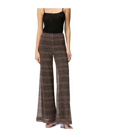 Missoni Patterned Wide-leg Track Pants In Multi