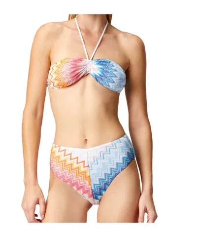 Missoni Zigzag-knit Bikini Set In Multi