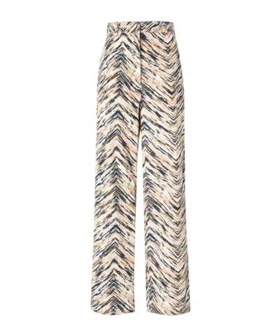 Missoni Belt Loops Slacks In Nude