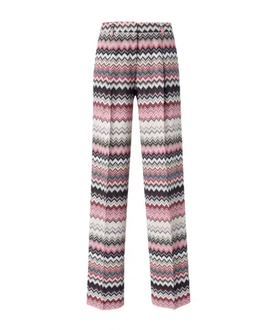 Missoni Belt Loops Slacks In Multi-color