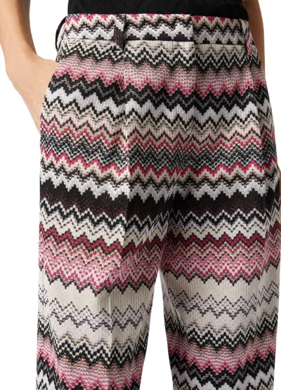 Missoni Belt Loops Slacks In Multi-color