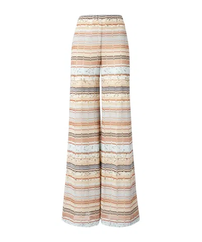 Missoni Patterned Palazzo Pants Trousers Multicolor