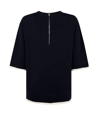 Lanvin Men's Two-layer T-shirt In Black