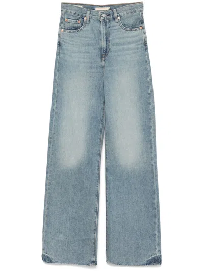 Levi's Loose Boot In Blue