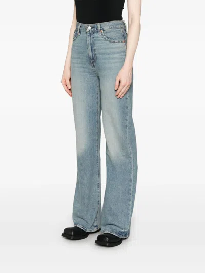 Levi's Loose Boot In Blue
