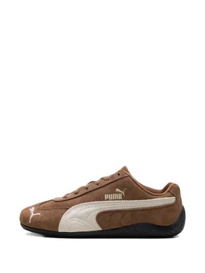Puma Speedcat Archive Brown Sneakers With Side Logo In Suede Unisex