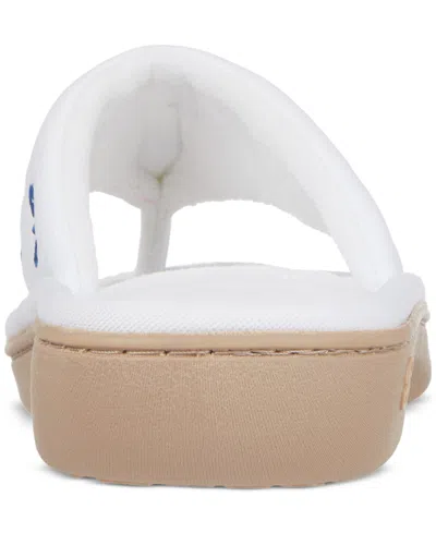 Isotoner Signature Women's Resort Thong Slippers In White