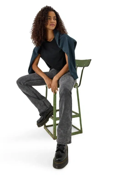 Lee The Boot High Waist Bootcut Jeans In Deep Night