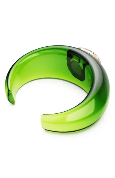 Swarovski Dulcis Cuff In Green