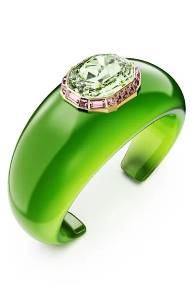 Swarovski Dulcis Cuff In Green