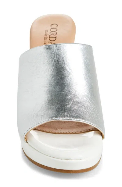 Cordani Vonnie Slide Sandal In Argento