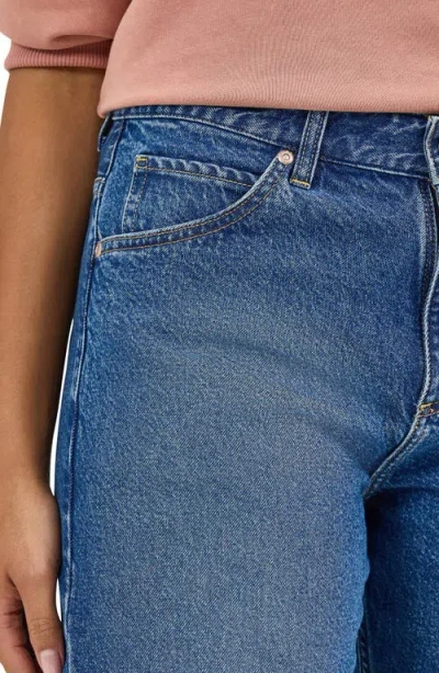 Lee Rider Straight Leg Jeans In Blue-tiful