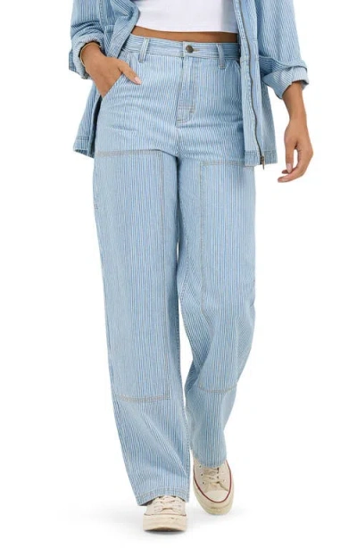 Lee High Waist Carpenter Jeans In Mid Railroad