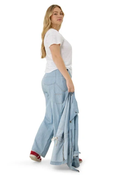 Lee High Waist Carpenter Jeans In Mid Railroad