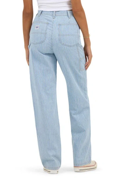 Lee High Waist Carpenter Jeans In Mid Railroad