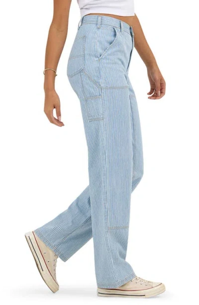 Lee High Waist Carpenter Jeans In Mid Railroad