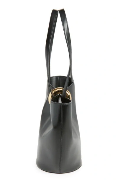 Jacquemus Le Petit Bambola Leather Top Handle Bag In Black 990
