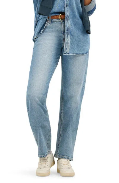 Lee Rider High Waist Straight Leg Jeans In Dazzled