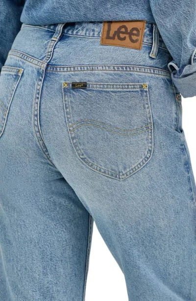 Lee Rider High Waist Straight Leg Jeans In Dazzled