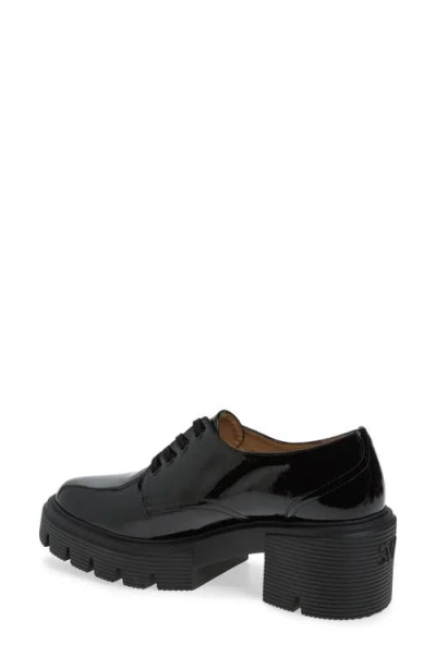 Stuart Weitzman Soho Platform Derby In Black Patent