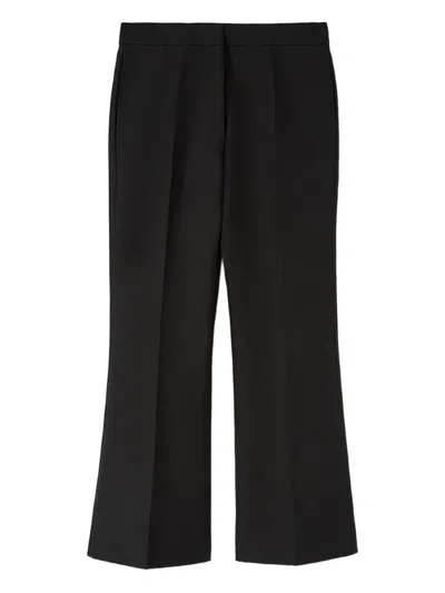 Jil Sander Gabardine Tailored Trousers In Black