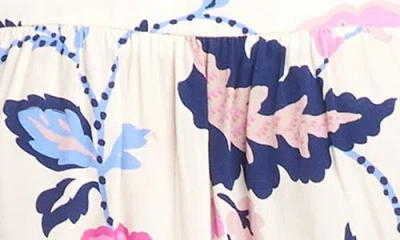 Karen Kane Print Ruffle Cuff Square Neck Top In Print