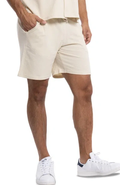 Spring + Mercer Relaxed Drawstring Shorts In Stone