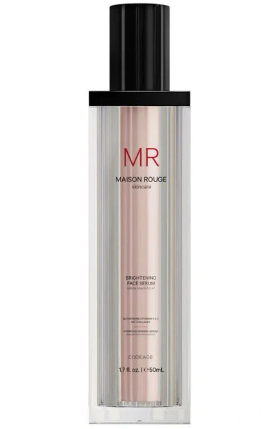 Codeage Brightening Face Serum, Glutathione, Collagen Ha, Vitamin, Coq10, Refillable 50ml In White