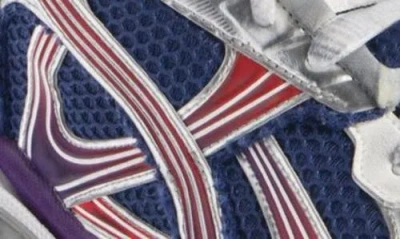 Balenciaga Mesh Panel Runner Sneakers Reflective Elements In Blue