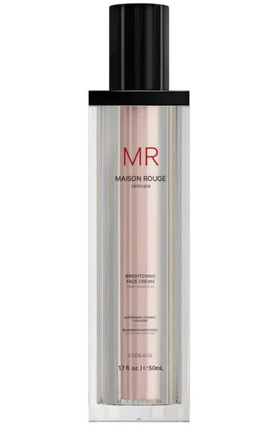 Codeage Brightening Face Cream, Glutathione, Collagen, Vitamins, Coq10, Refillable 50ml In White