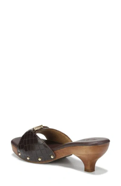 Dr. Scholl's X Favorite Daughter Heartbreak Kitten Heel Sandal In Brown