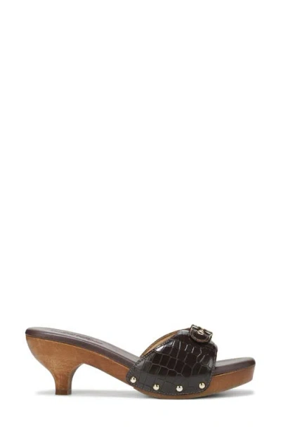Dr. Scholl's X Favorite Daughter Heartbreak Kitten Heel Sandal In Brown