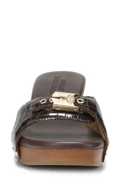 Dr. Scholl's X Favorite Daughter Heartbreak Kitten Heel Sandal In Brown