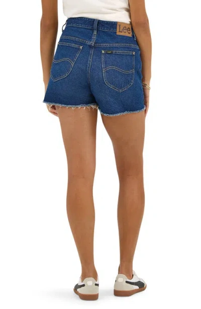 Lee 3-inch Cutoff High Waist Denim Shorts In Into The Void