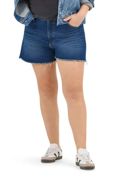 Lee 3-inch Cutoff High Waist Denim Shorts In Into The Void