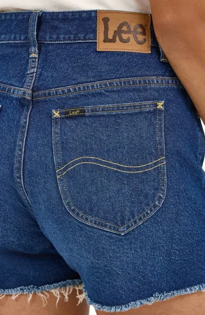 Lee 3-inch Cutoff High Waist Denim Shorts In Into The Void