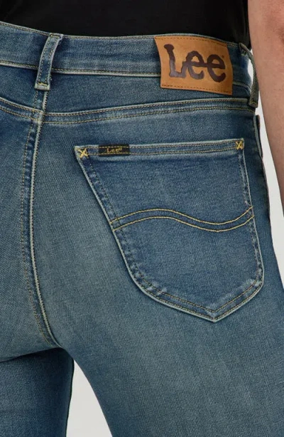 Lee Ever Fit High Waist Flare Leg Jeans In Indigo Tea