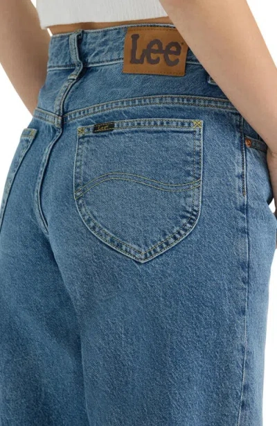 Lee Rider Loose Straight Leg Jeans In Darkest Dawn