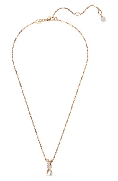 Swarovski Hyperbola Pendant Necklace In White