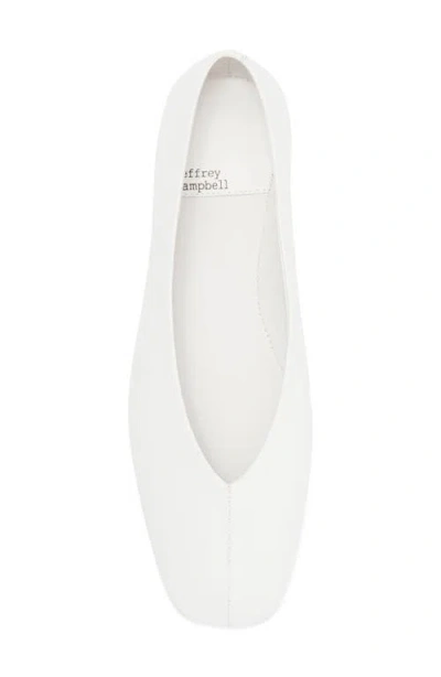 Jeffrey Campbell Fathom Flat In White