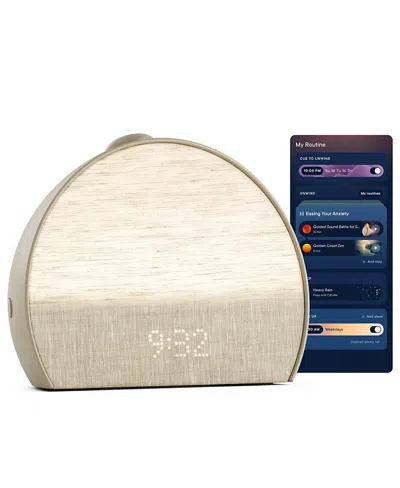 Hatch Inc Restore 3 Smart Sunrise Alarm Clock Sound Machine Screen-free Bedroom Sleep Guide In Greige