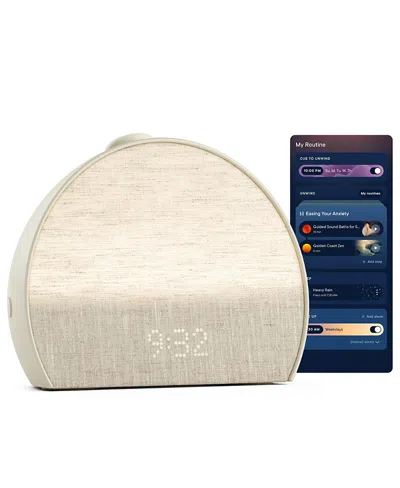 Hatch Inc Restore 3 Smart Sunrise Alarm Clock Sound Machine Screen-free Bedroom Sleep Guide In Putty