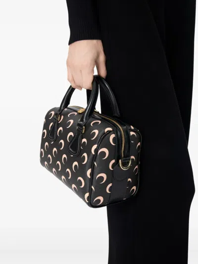 Marine Serre Moon Mini Bag In Black