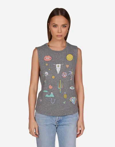 Lauren Moshi Kel Desert Vibes In Heather Grey