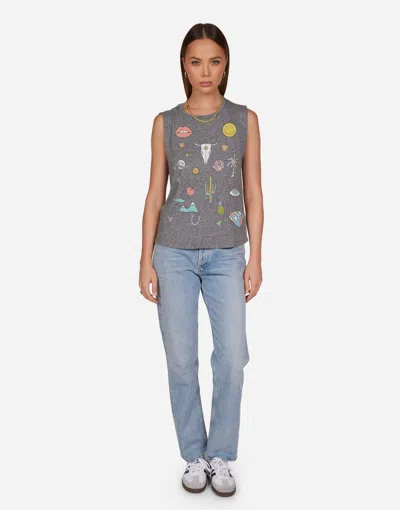 Lauren Moshi Kel Desert Vibes In Heather Grey