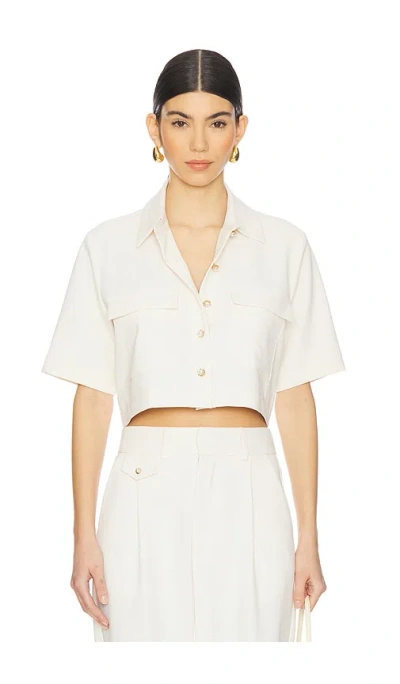 Kimberly Taylor Riviera Top In 象牙白