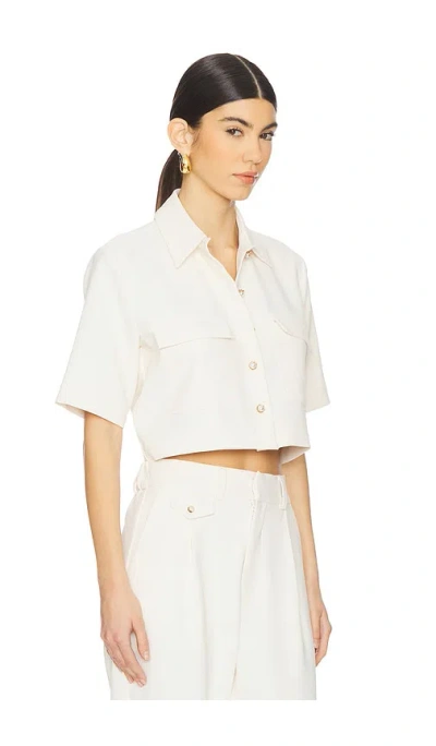 Kimberly Taylor Riviera Top In 象牙白